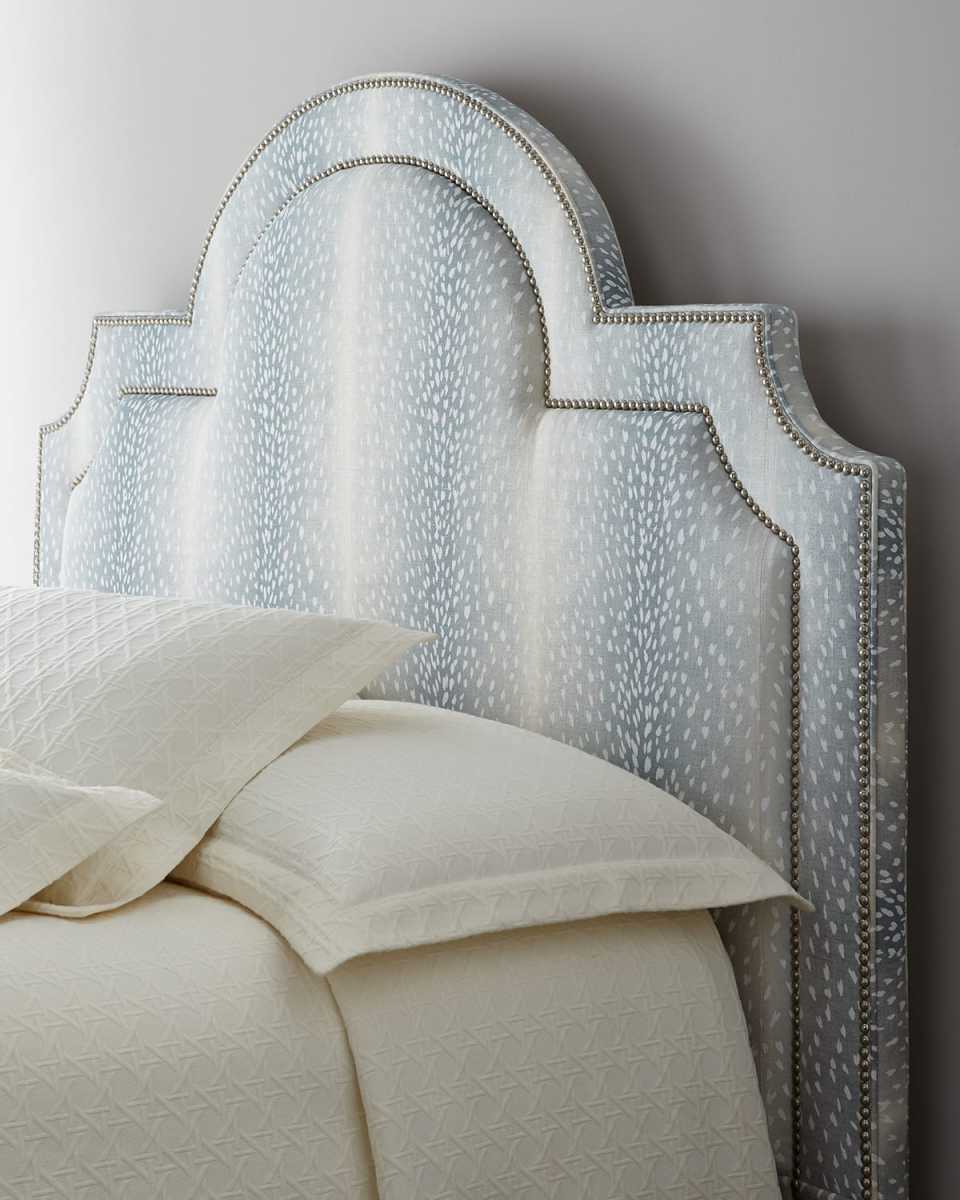 Maurice Animal-Print Queen Headboard