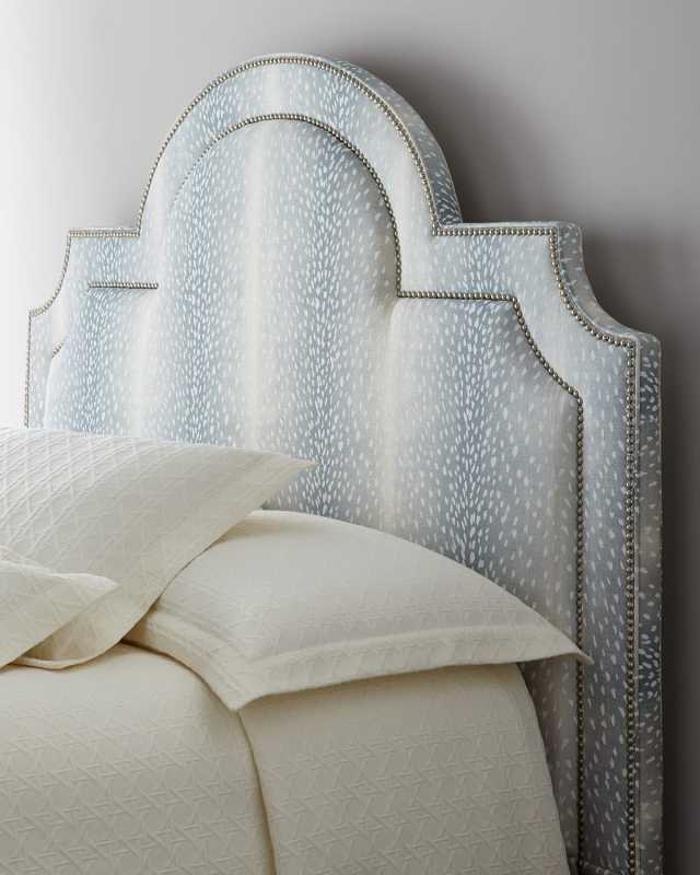 Maurice Animal-Print Queen Headboard