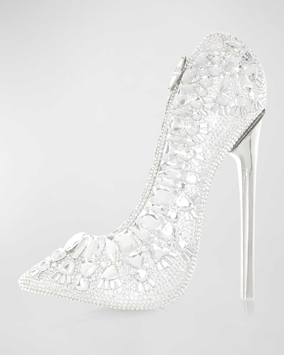 Stiletto Crystal Shoe Minaudiere