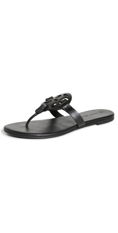 Tory Burch Miller Soft Sandals Perfect Black