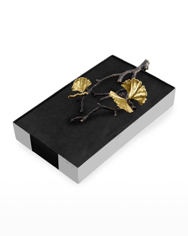 Butterfly Ginkgo Guest Towel Holder