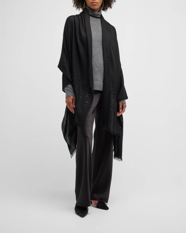 Lightweight Cashmere Sequin Scarf