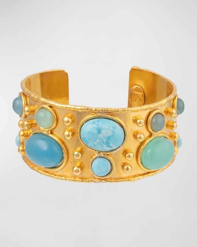 Byzantine Gemstone Cuff