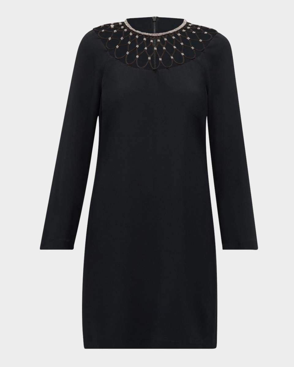 Alby Chain-Embellished Shift Dress