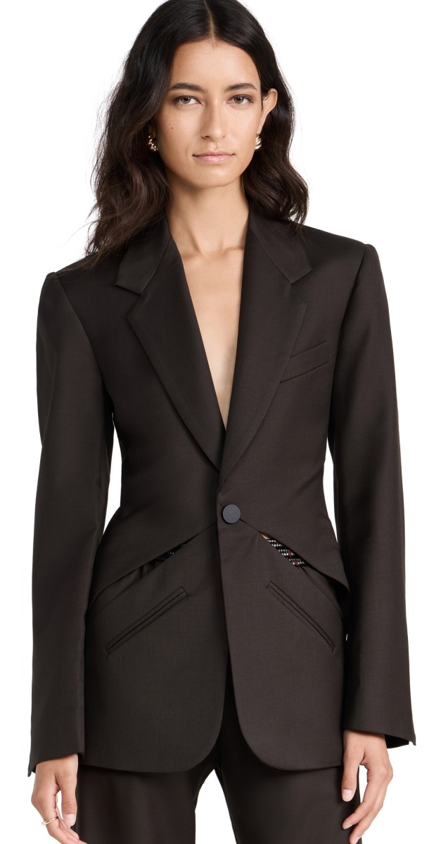 Christopher Esber Triquetra Blazer Cocoa