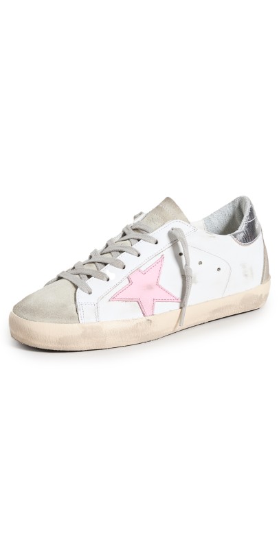 Golden Goose Superstar Leather Sneakers White/Ice/Orchid Pink