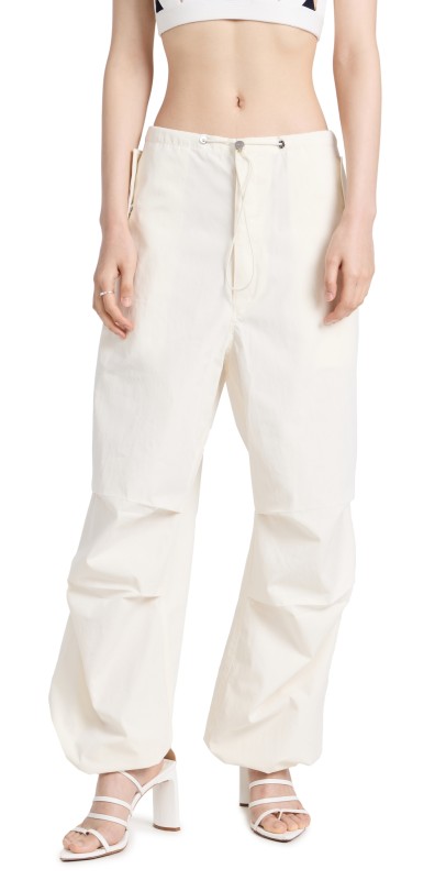 Dion Lee Toggle Parachute Pants Ivory