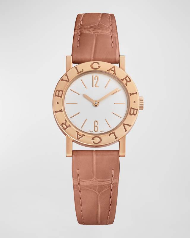 26mm BVLGARI BVLGARI 18K Rose Gold Watch