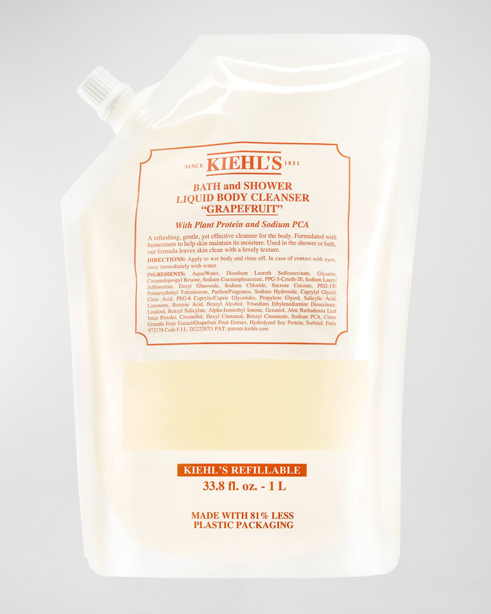 33.8 oz. (1L) Grapefruit Body Cleanser Refill Pouch