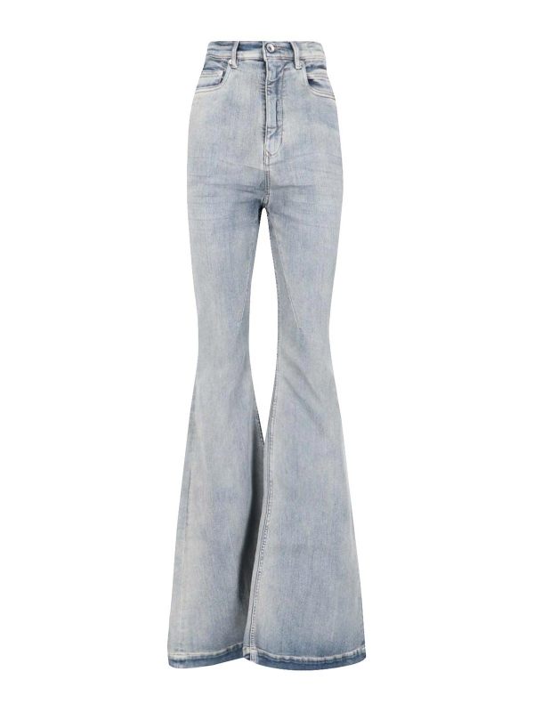Rick Owens Jean Bootcut - Bleu