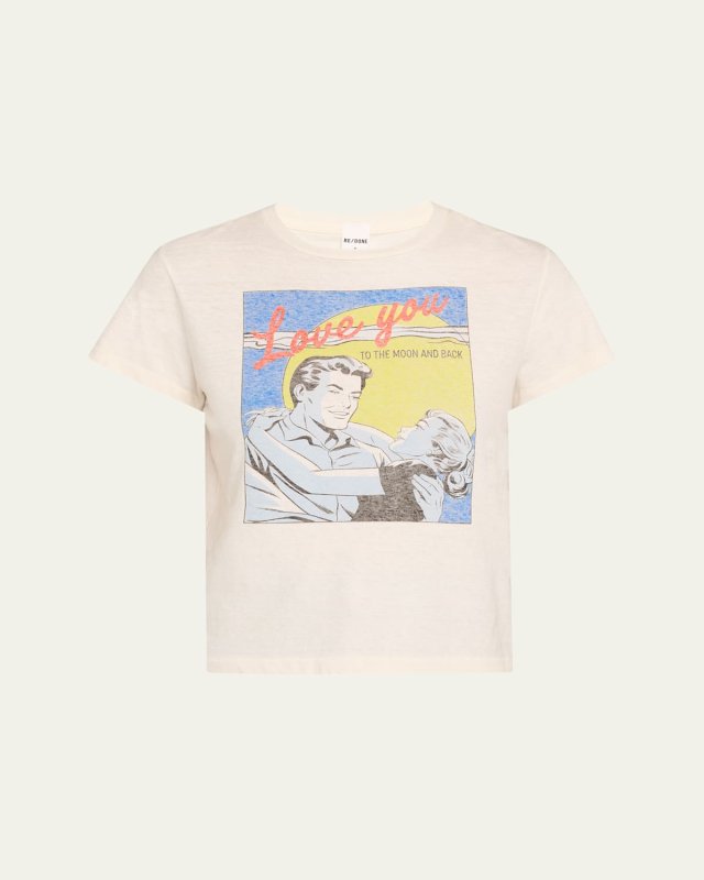 To The Moon Classic Graphic T