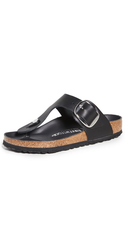 Birkenstock Gizeh Big Buckle Sandals Black