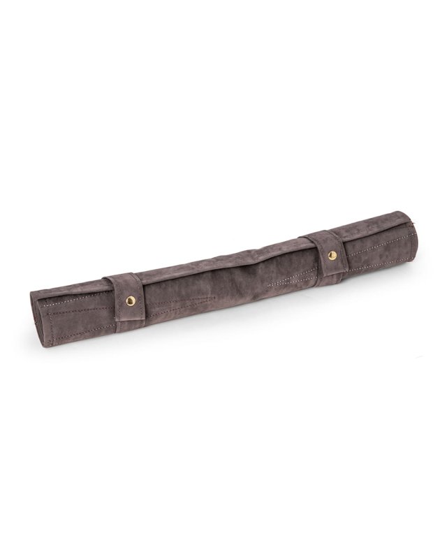 Men's Suede Roll-Up Backgammon Travel Set