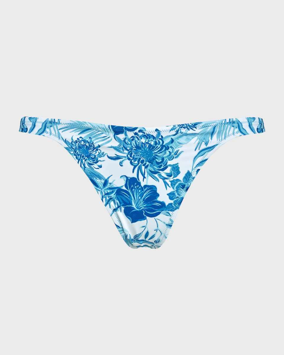 Tahiti Flowers Jersey Bikini Bottoms