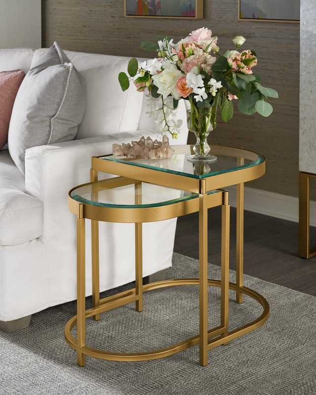 Editorial Nested End Tables