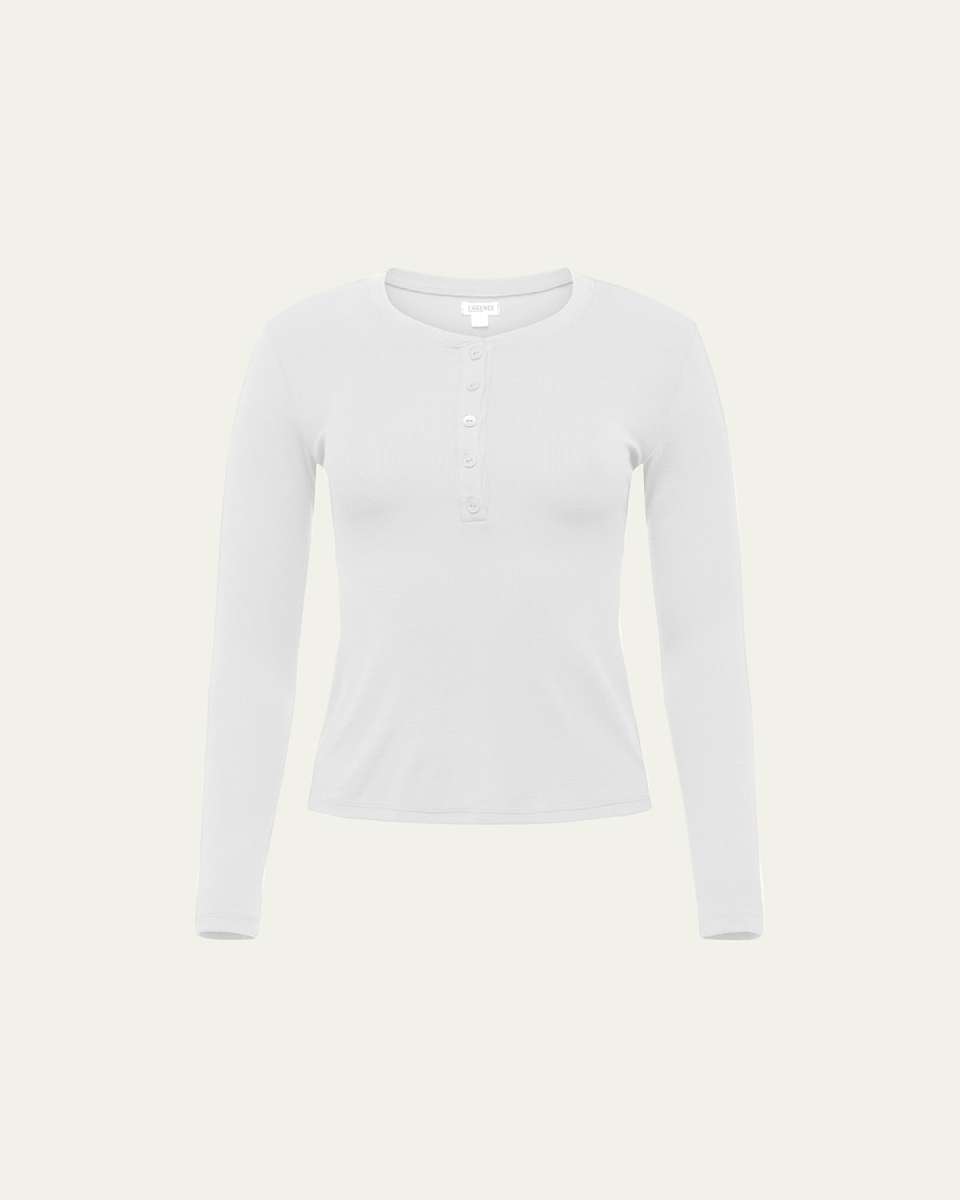 Faith Long-Sleeve Henley T