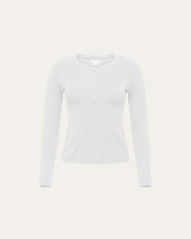 Faith Long-Sleeve Henley T