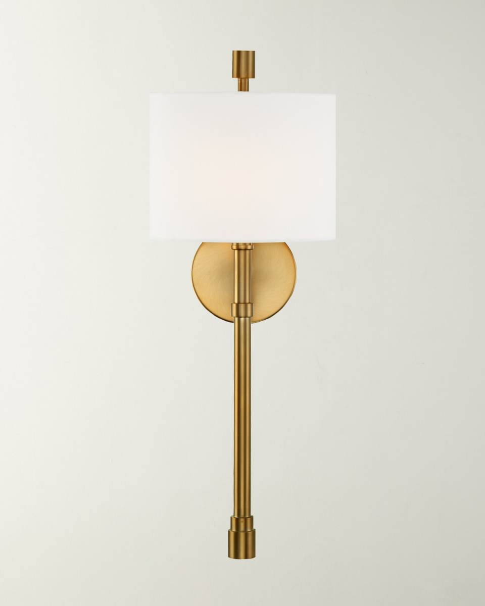 Rachel 1-Light Vibrant Gold Wall Sconce
