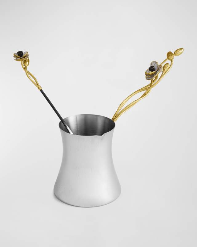 Anemone Large Coffee Pot With Spoon