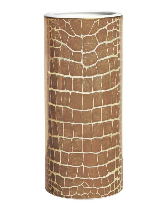 Alligator Safari Tall Vase