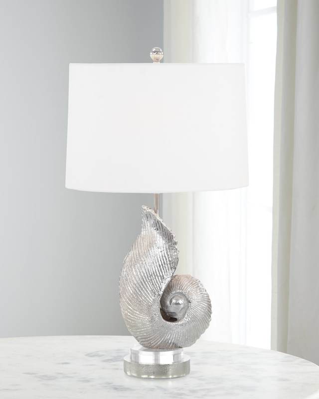 Nautilus Seashell Table Lamp