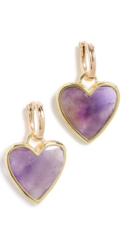 Brinker + Eliza Lovey Huggies Amethyst