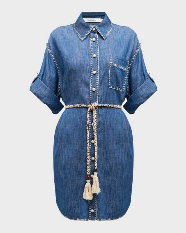 Denim Shirtdress