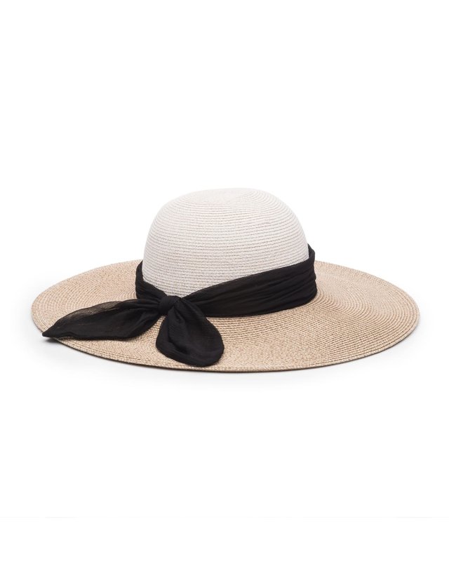 Honey Floppy Sun Hat w/ Scarf Band