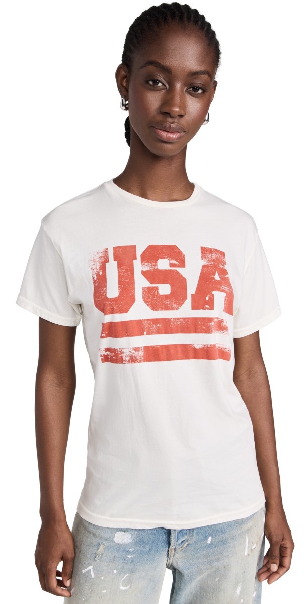 Original Retro Brand USA Tee White and Red
