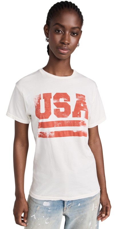 Original Retro Brand USA Tee White and Red