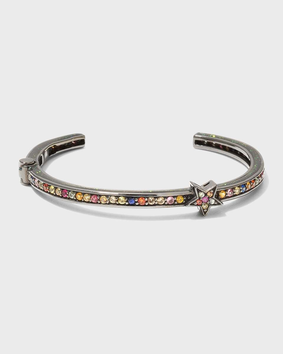Single Pave Cuff with Star