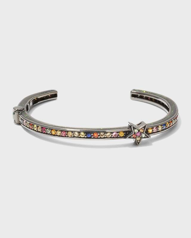 Single Pave Cuff with Star