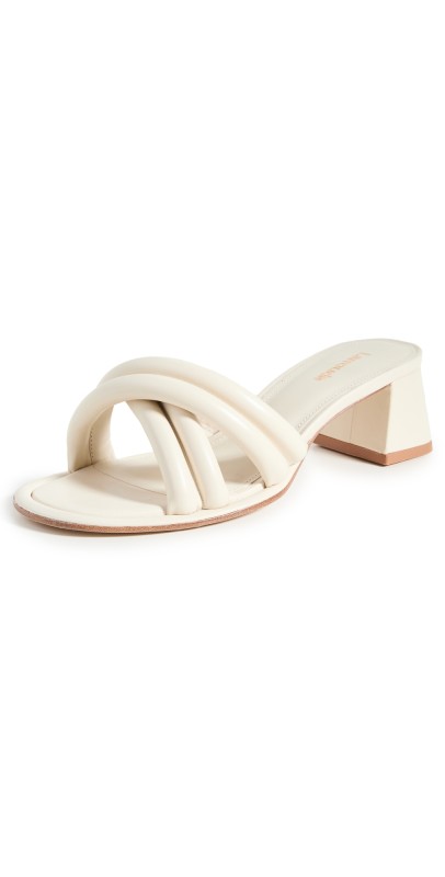 Larroude Laguna Sandals Ivory