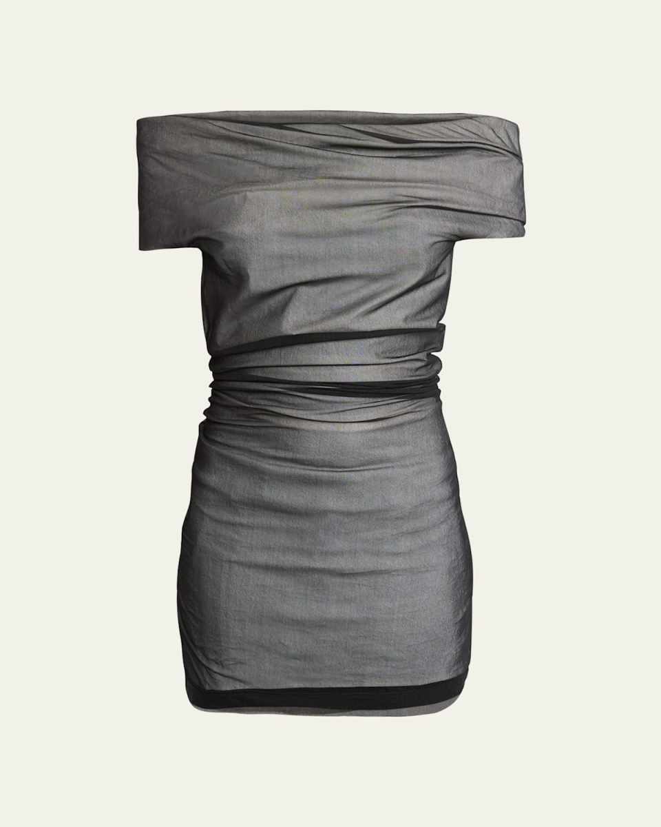 Allegra Off-Shoulder Ruched Top