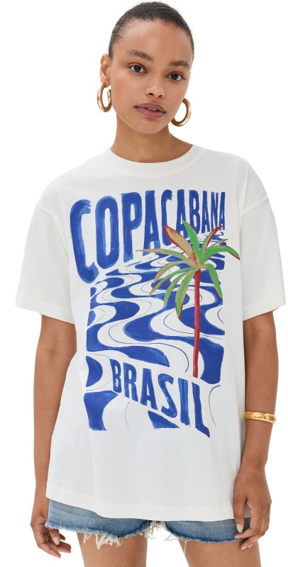 FARM Rio Copacabana Relaxed T-Shirt Off-White