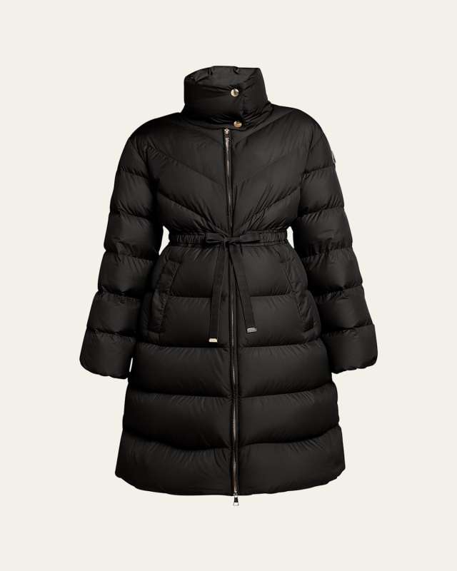 Brou Brushed Nylon Puffer Coat