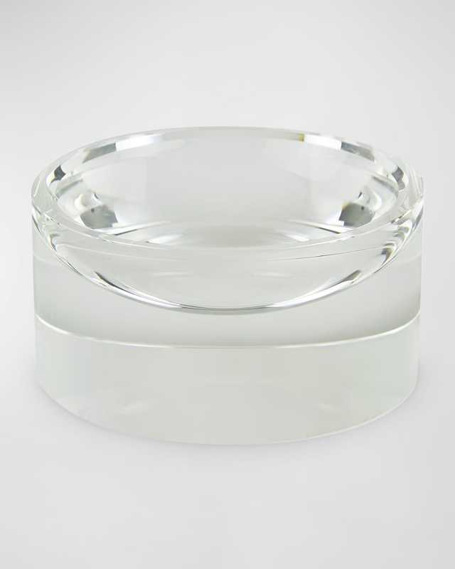 Clear Crystal Bowl Round 6" Diameter