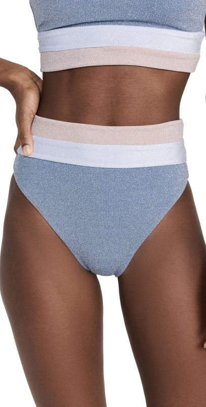 Beach Riot Heidi Bikini Bottoms Frost