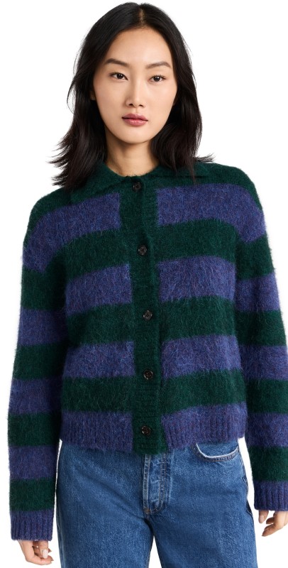 RAILS Amber Cardigan Oxford Stripe