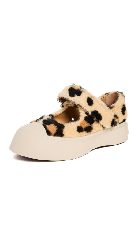 Marni Mary Jane Sneakers Yellow/Brown