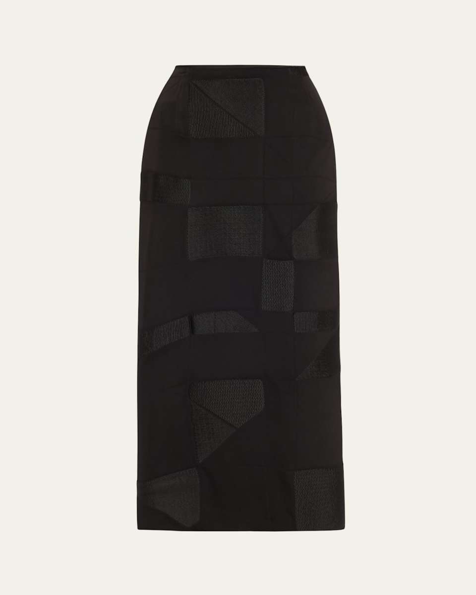 Floorplan Textured Fil Coupe Maxi Skirt