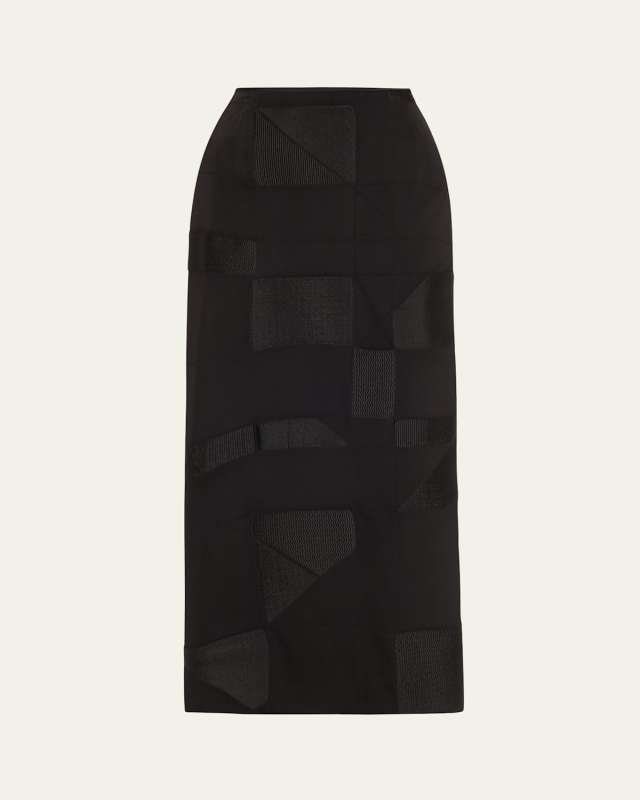 Floorplan Textured Fil Coupe Maxi Skirt