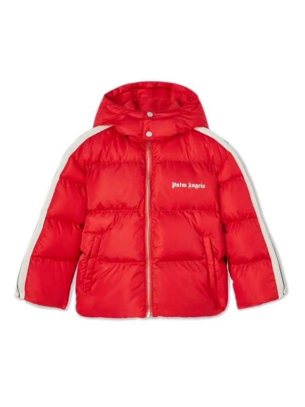 quilted hooded puffer jacket