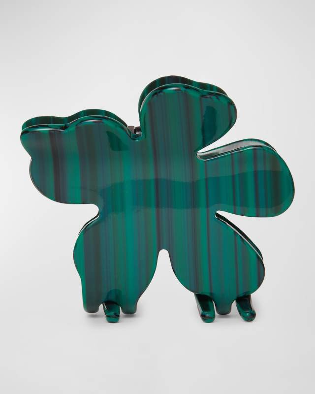Lily Striped Claw Clip