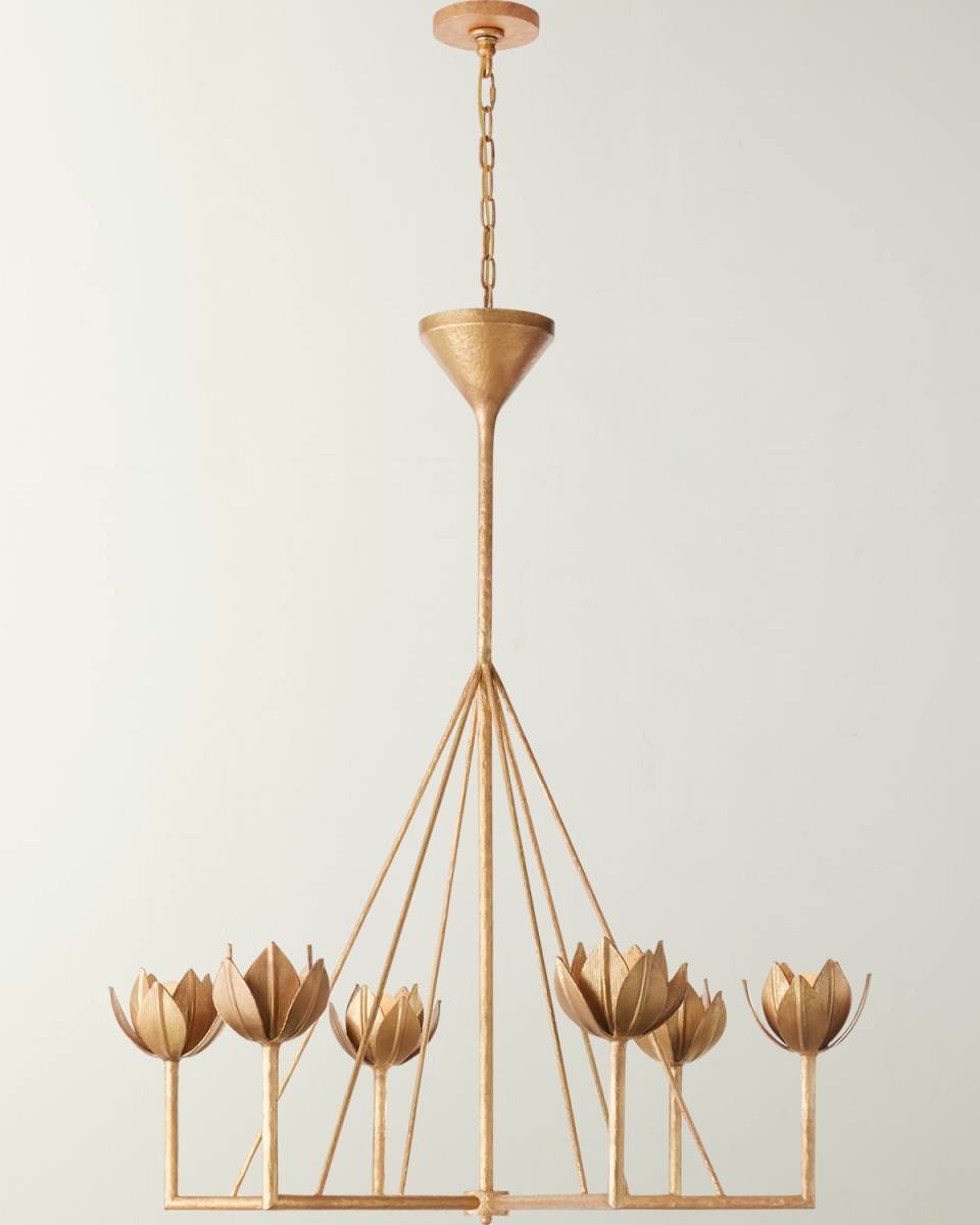 Alberto Large Single Tier Chandelier By Julie Neill