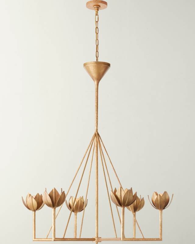 Alberto Large Single Tier Chandelier By Julie Neill