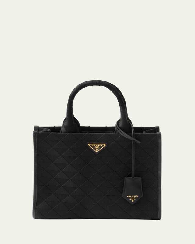 Medium Triangle Symbole Jacquard Tote Bag