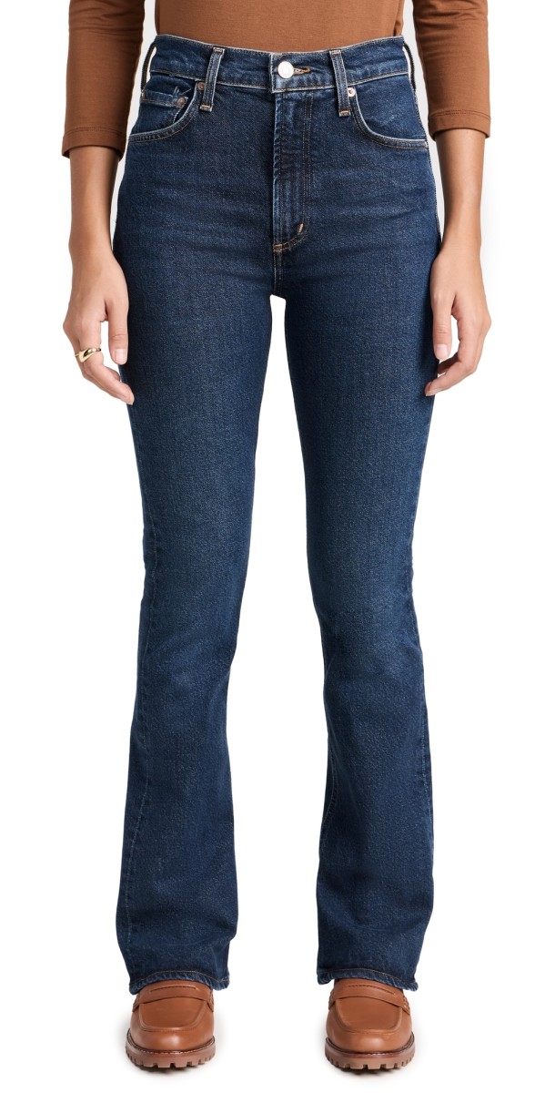 AGOLDE Nico: High Rise Slim Boot Jeans Song