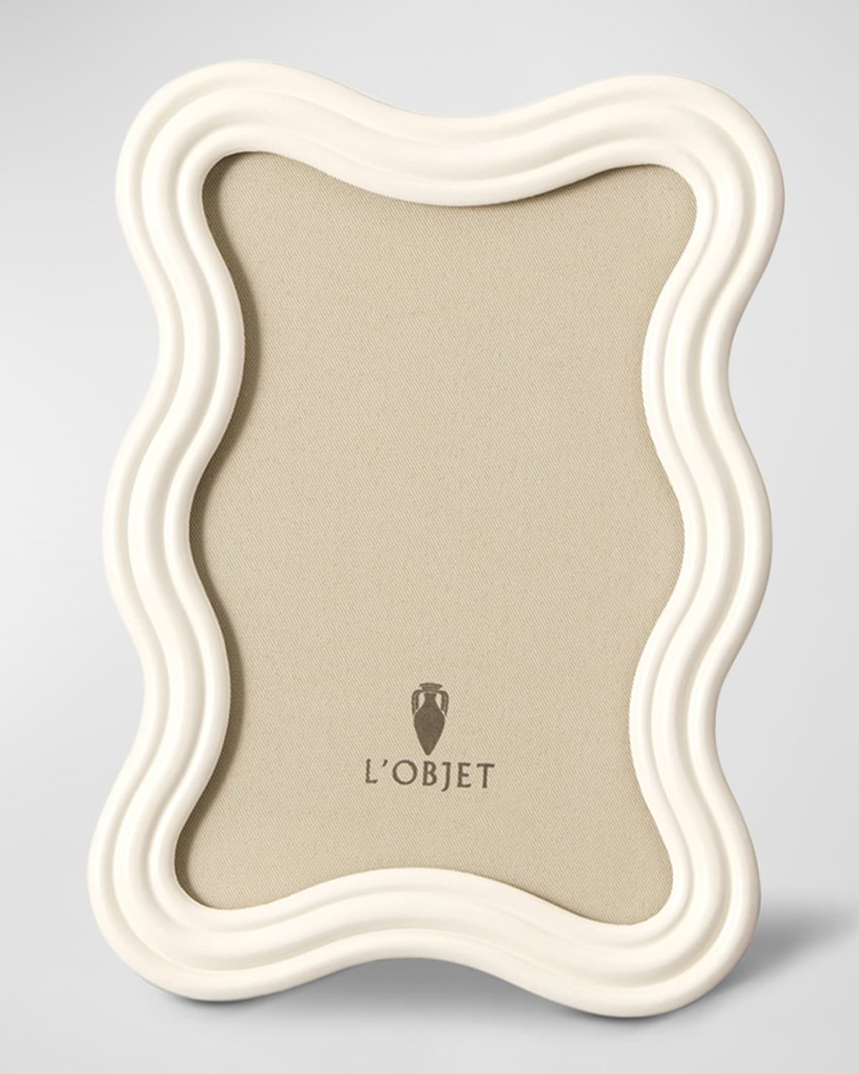 Ripple Enamel Photo Frame, 4" x 6"