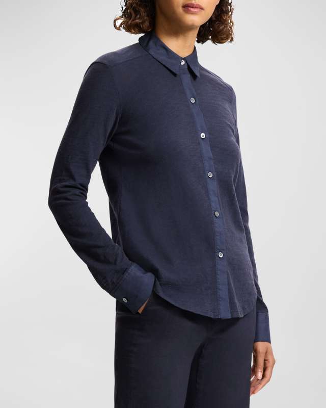 Riduro Organic Cotton Button-Down Shirt
